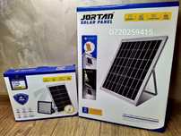 Proiector + Panou Solar Fotovoltaic Jortan 600W, Suport, Telecomanda