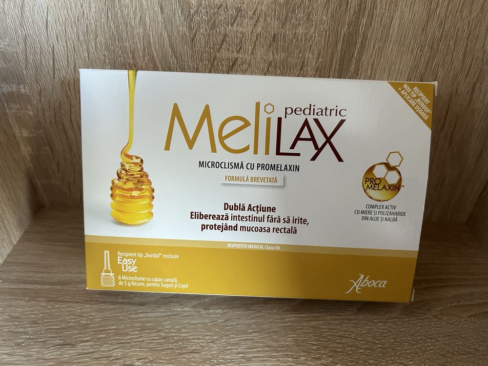 MeliLax Pediatric, microclisma 5 bucati