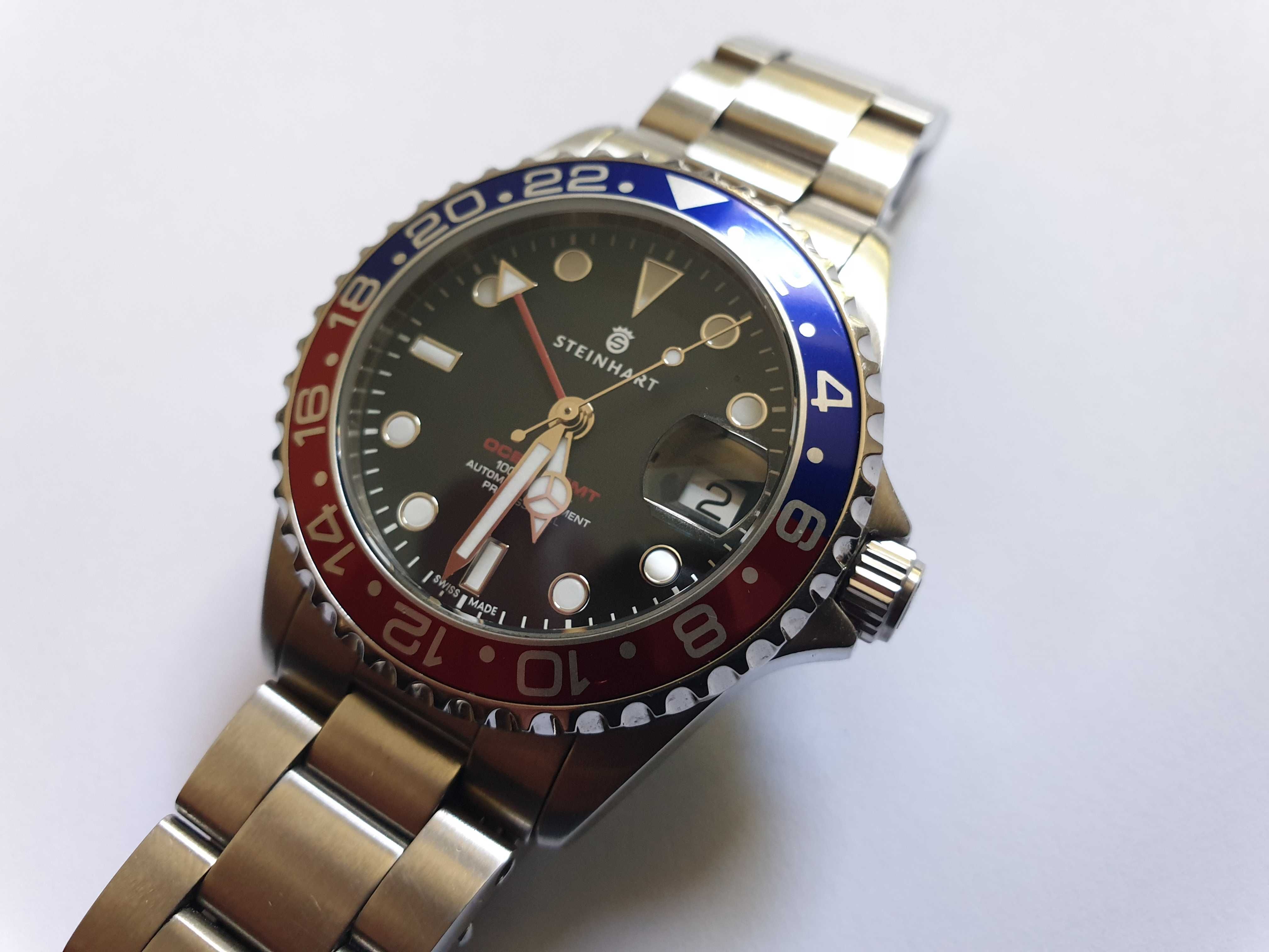 Ceas Steinhart automatic (ETA 2893-2; 21 rubine)