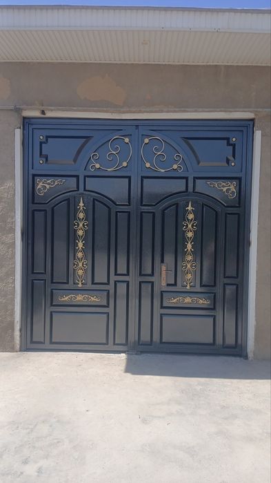 Darvoza ворота qalin materialdan yasaladi