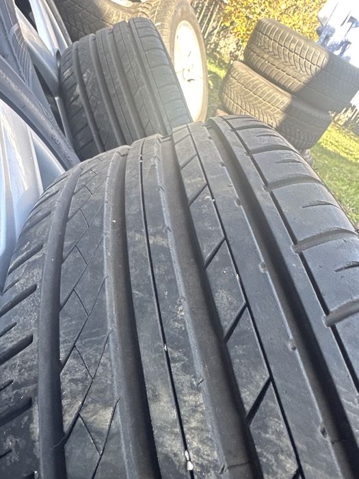 Jante originale Audi,cu cauciuri de vara 225/50/17