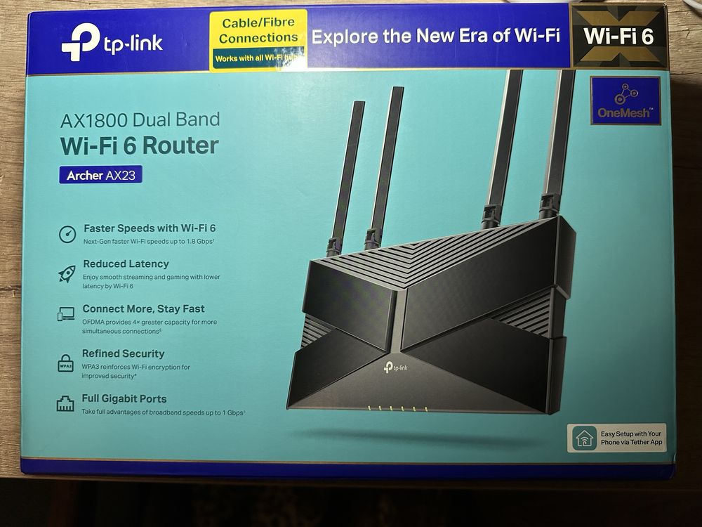 TP-Link Archer AX23 - Двухдиапазонный гигабитныц роутер Wi-Fi AX1800