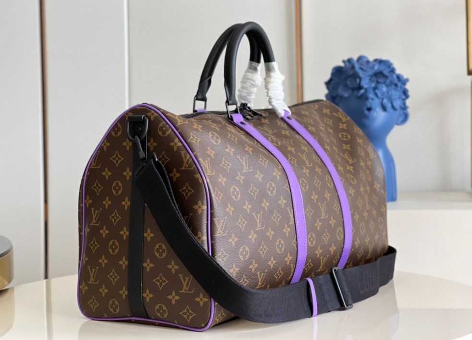 Geanta de voiaj Louis Vuitton, Keepall 50 cm, purple, Premium