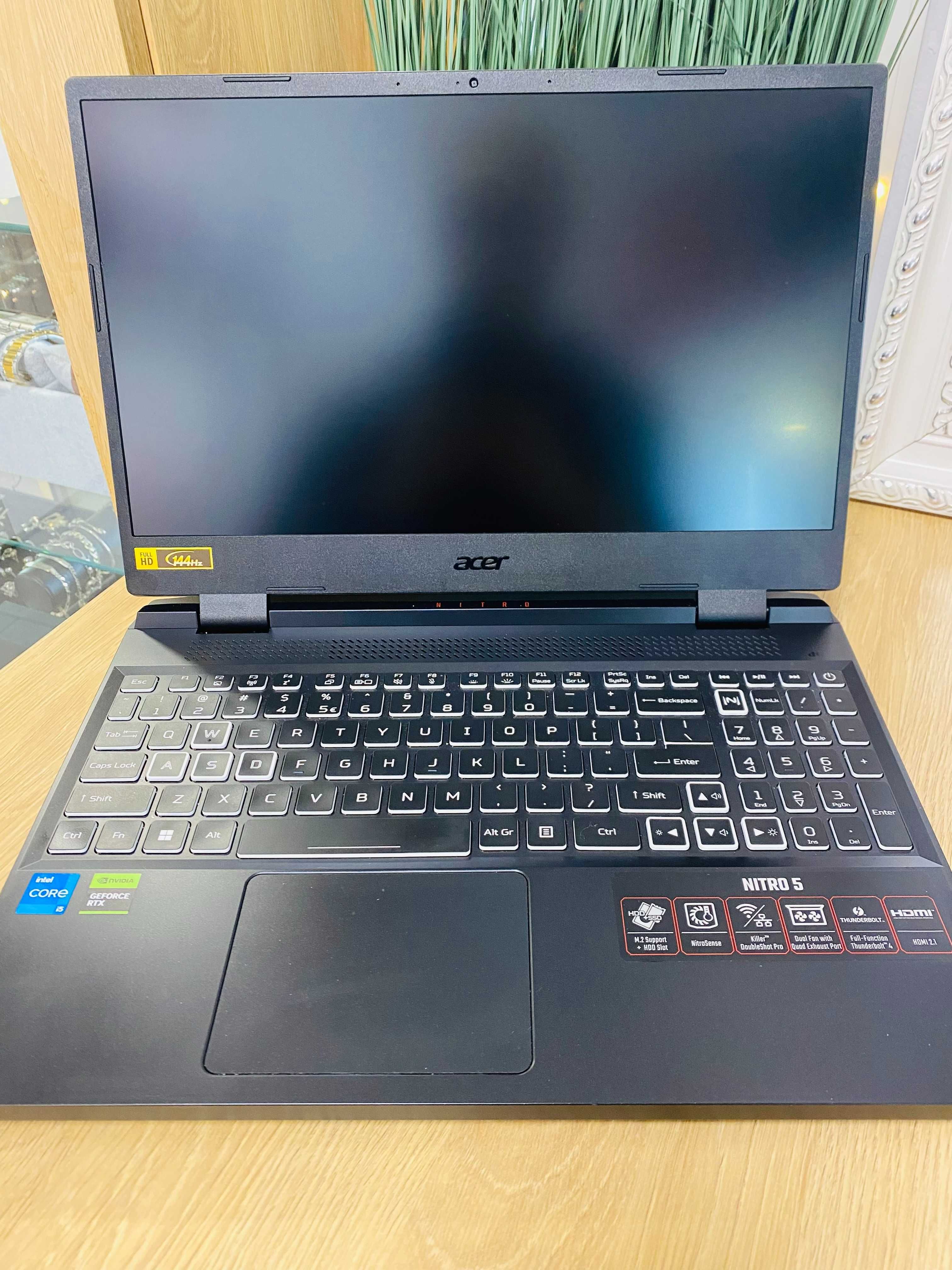 НОВ ! Acer Nitro 5 N22C1 15.6" Intel® Core™ i5, RAM 16GB, SSD 512GB