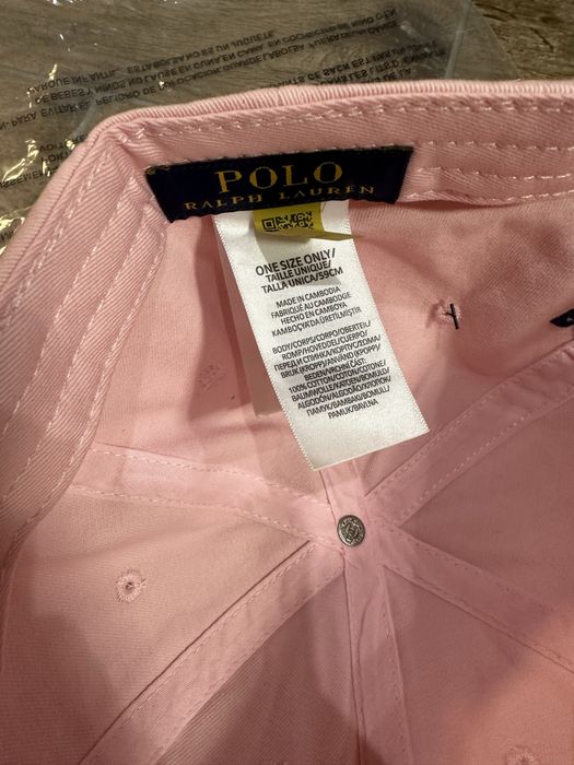 Polo Ralph Lauren шапка с козирка розова