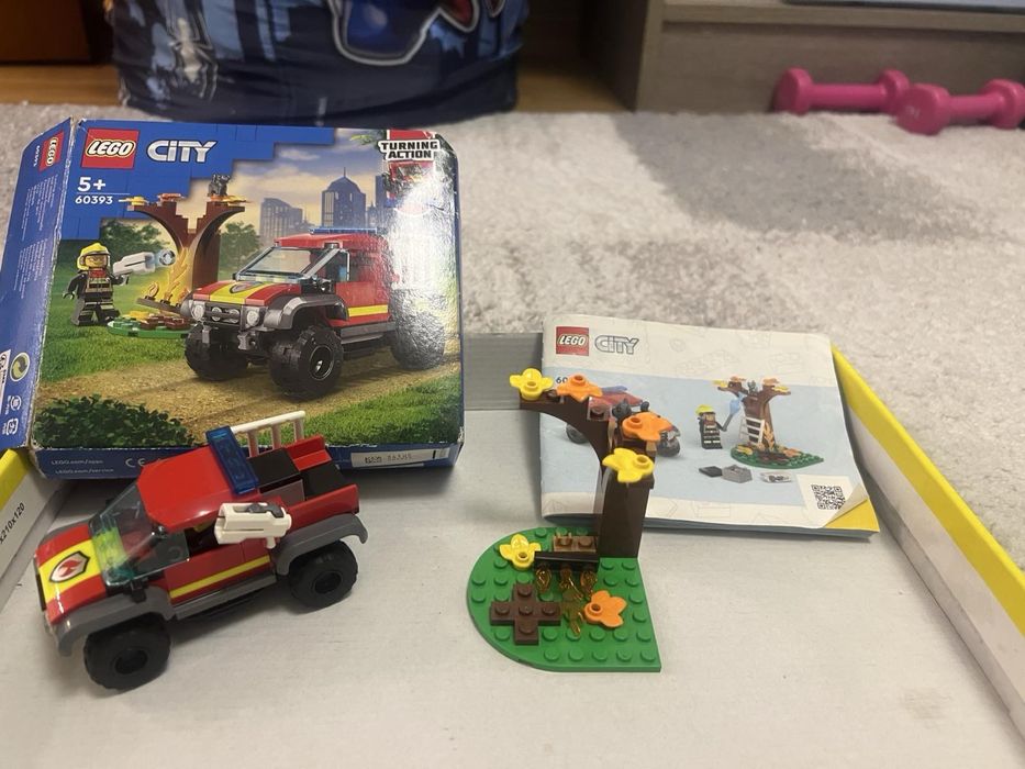 Lego 3 броя + пожарна Пес патрул с дистанционно