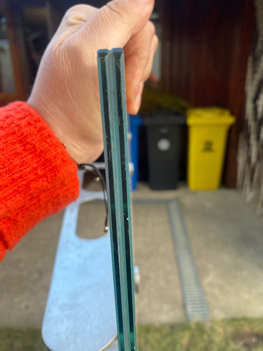 Copertina usa intrare exterioara sticla si inox