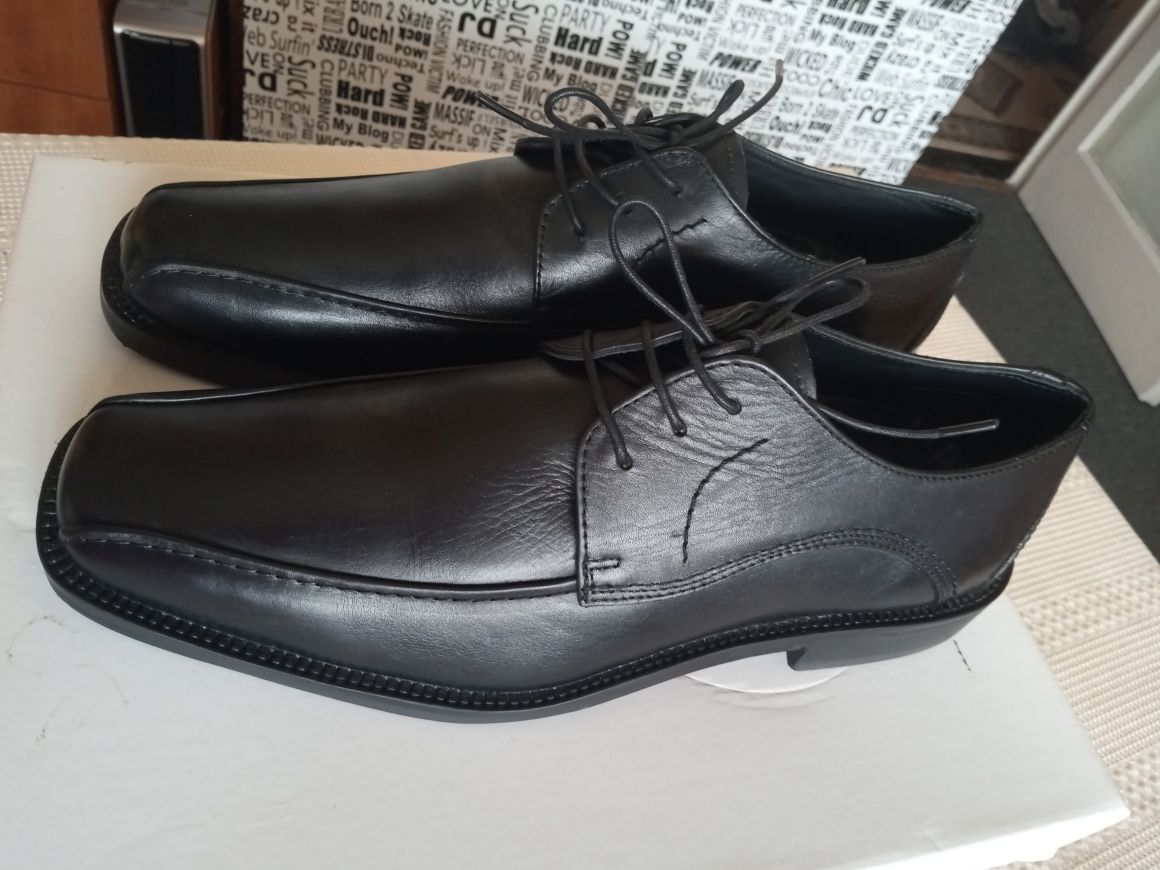 Pantofi noi piele naturală integral Royal Class mărimea 43