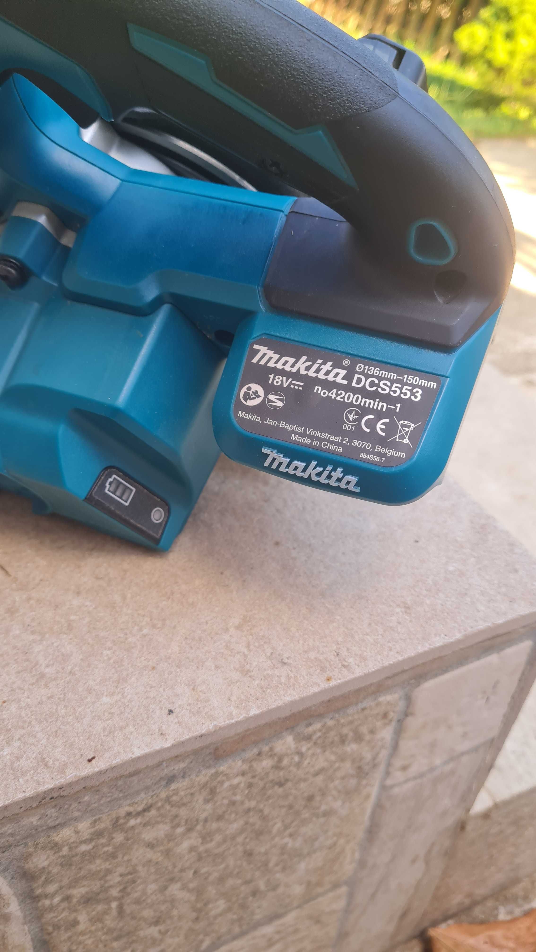 Makita Ръчен циркуляр акумулаторен Makita DCS553 /18 V, Ø 150 мм./