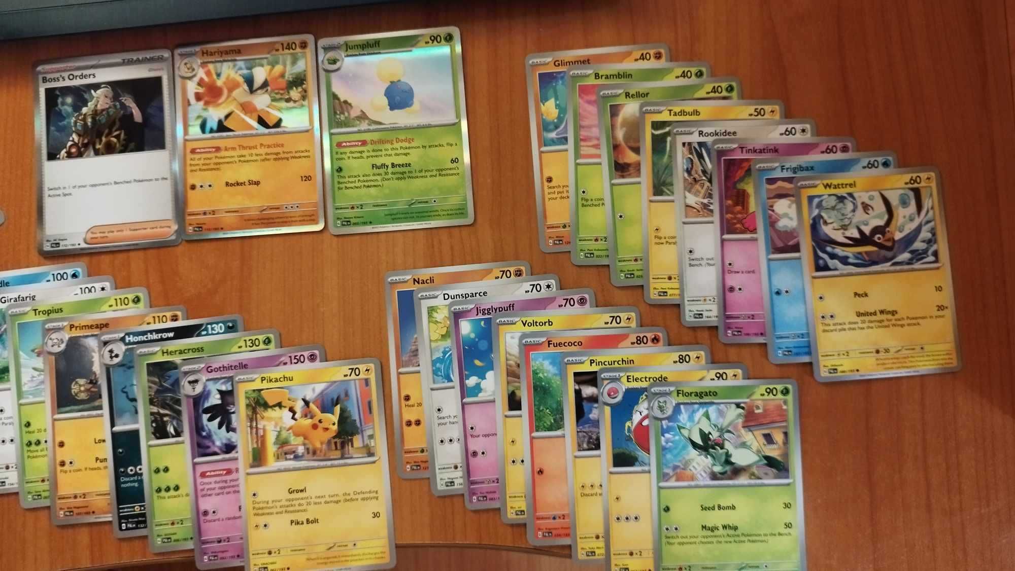 Carti colectie Pokemon Originale - Set 35 carti - Lot 3