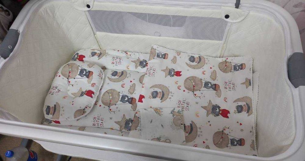 Детская кровать + матрасник подушка б/у