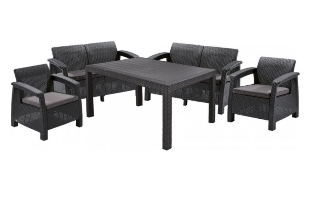 Set Mobilier Gradina Keter Corfu II grafit