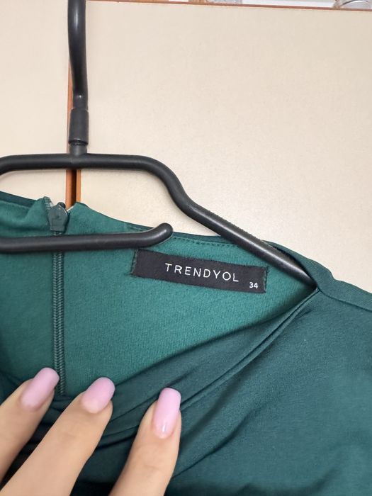 Зелена рокля Trendyol