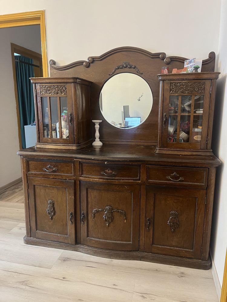 Mobilier living lemn masiv Vintage