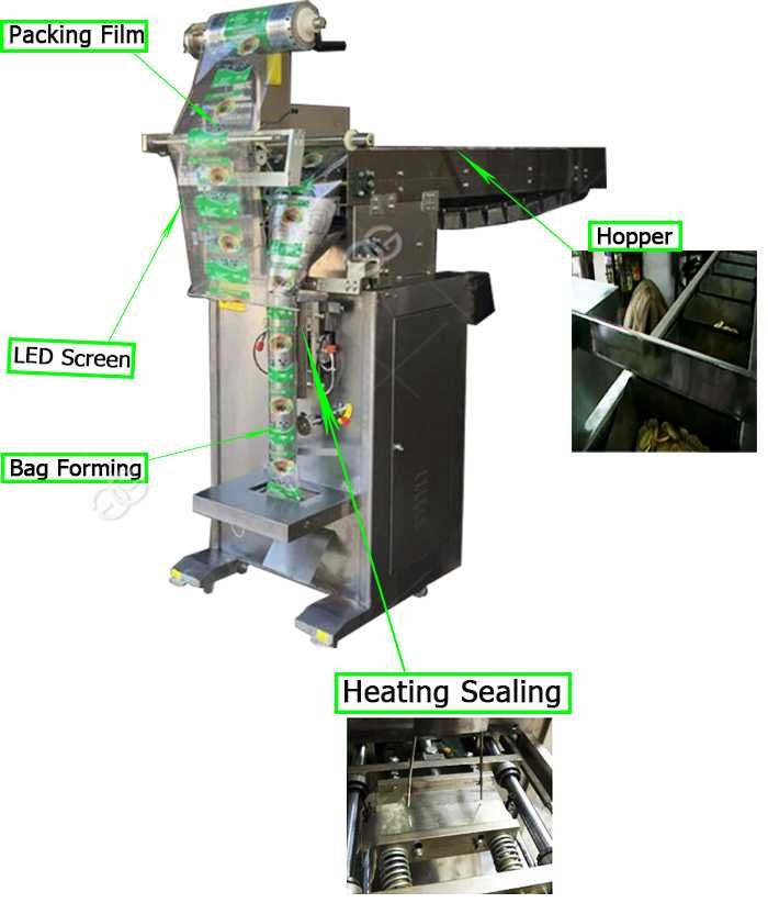 linie automată de ambalat produse granulate+aparatul de nitrogen +