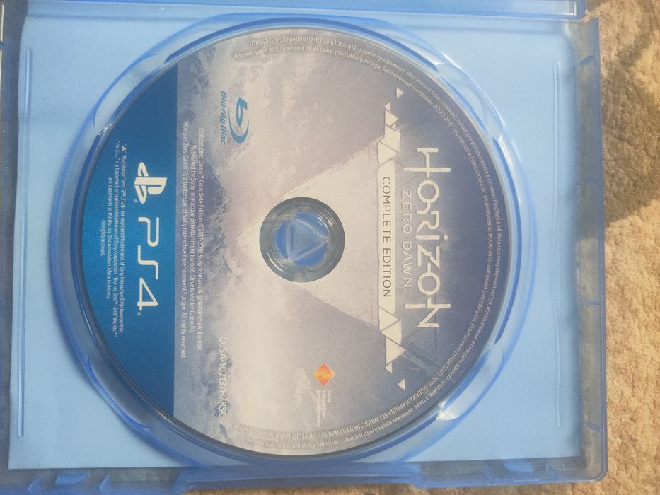 Продаю диск с игрой Horizon: zero dawn complete edition