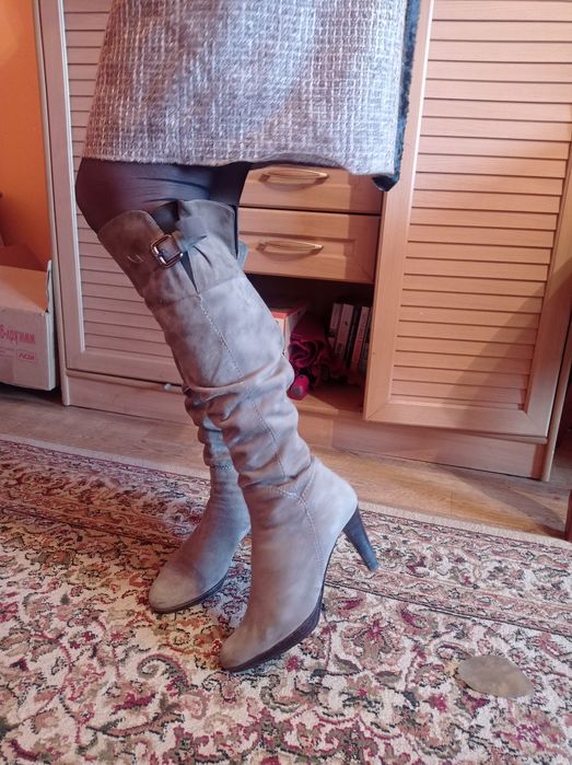 Ботфорты замша ИСПАНИЯ