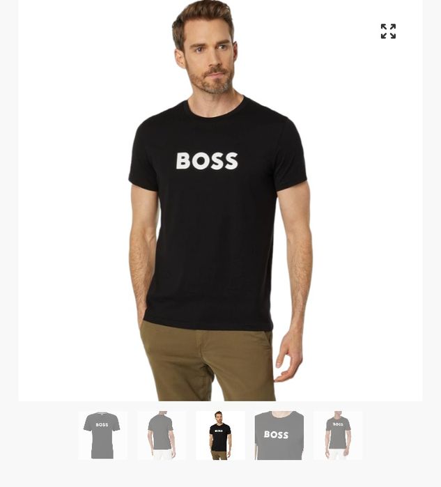 HUGO BOSS,Unisex.Tricou cu imprimeu logo, Original.marime:M și L