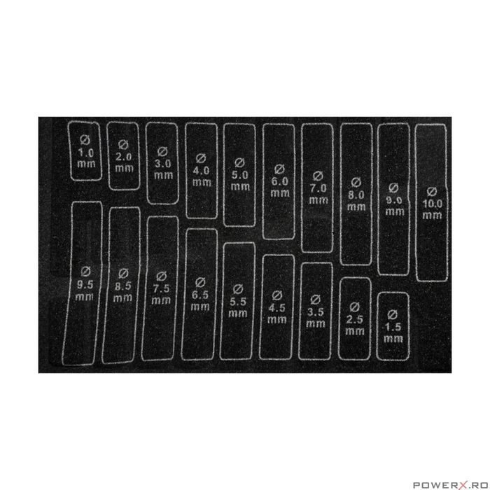 Trusa Set 170 Burghie Lemn Metal Notig