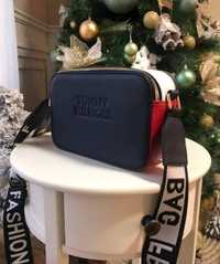 Geanta crossbody Tommy Hilfiger, new model, etichetă, saculet