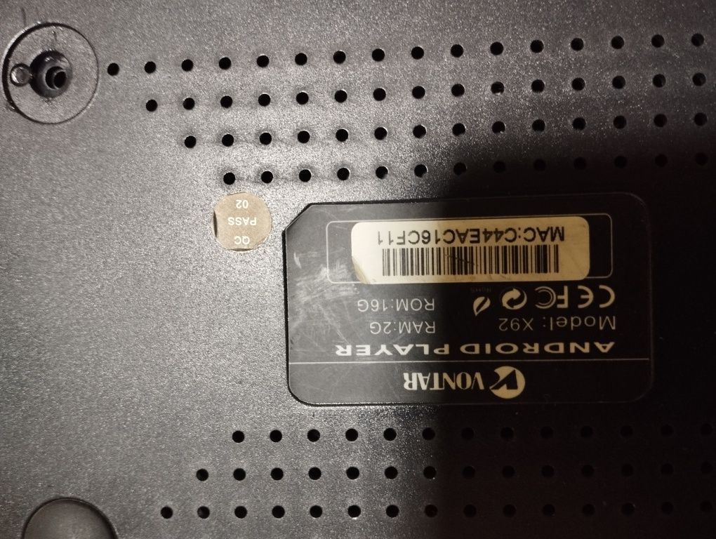 Tv box x92 .2/16 Android