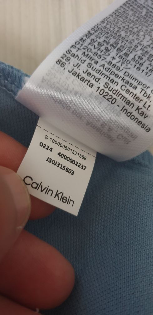 Calvin Klein Jeans  Stretch Cotton Slim / M  ОРИГИНАЛ! Мъжка Тениска!