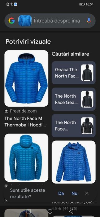 The north face thermoball geaca bărbătească masura XL