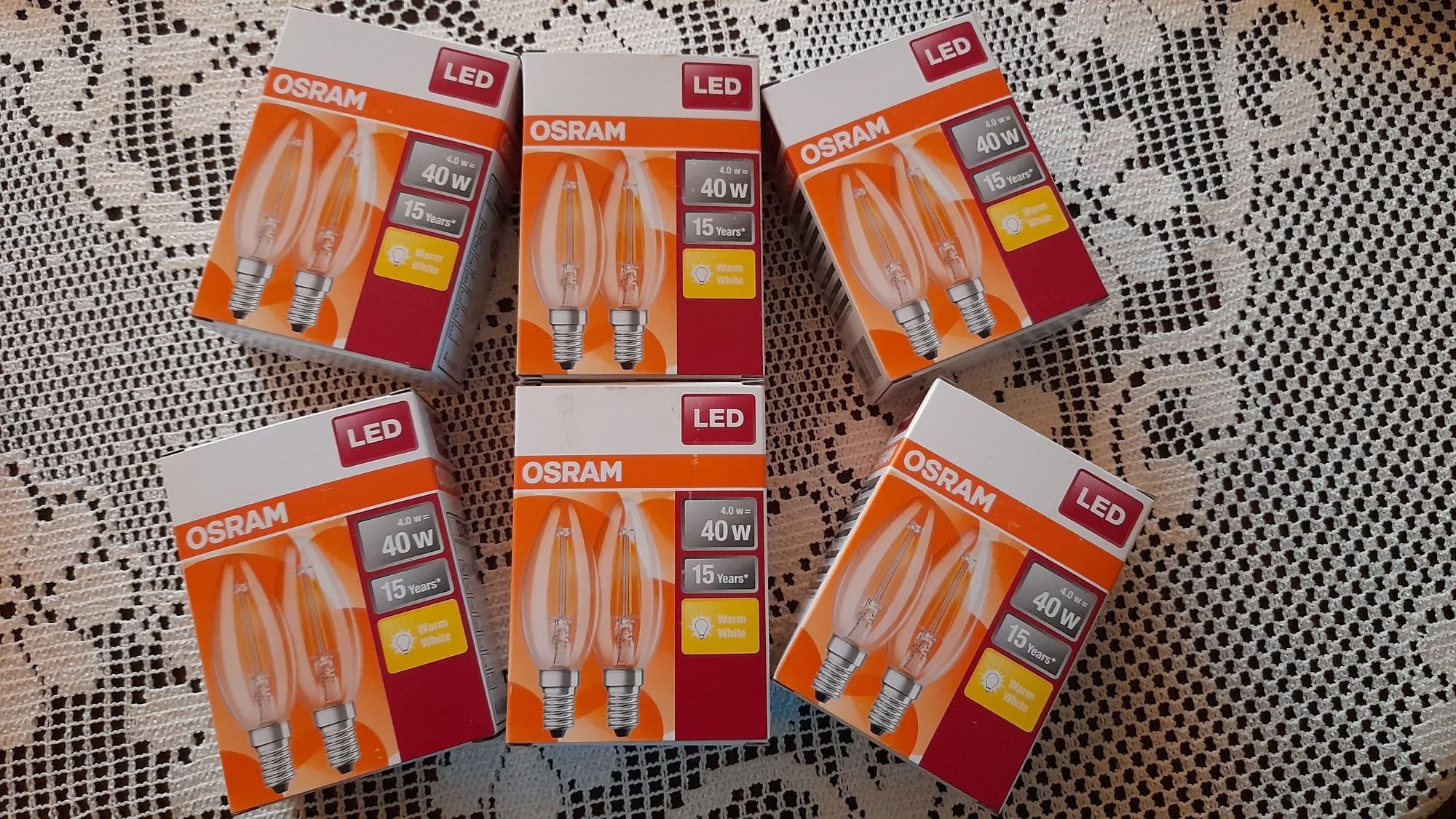 Osram- led крушка А++/4W/230V/2700K/ лед лунички /спот