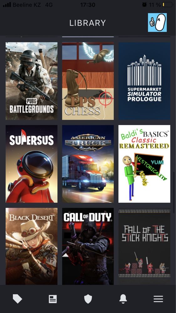 Аккаунт steam с играми