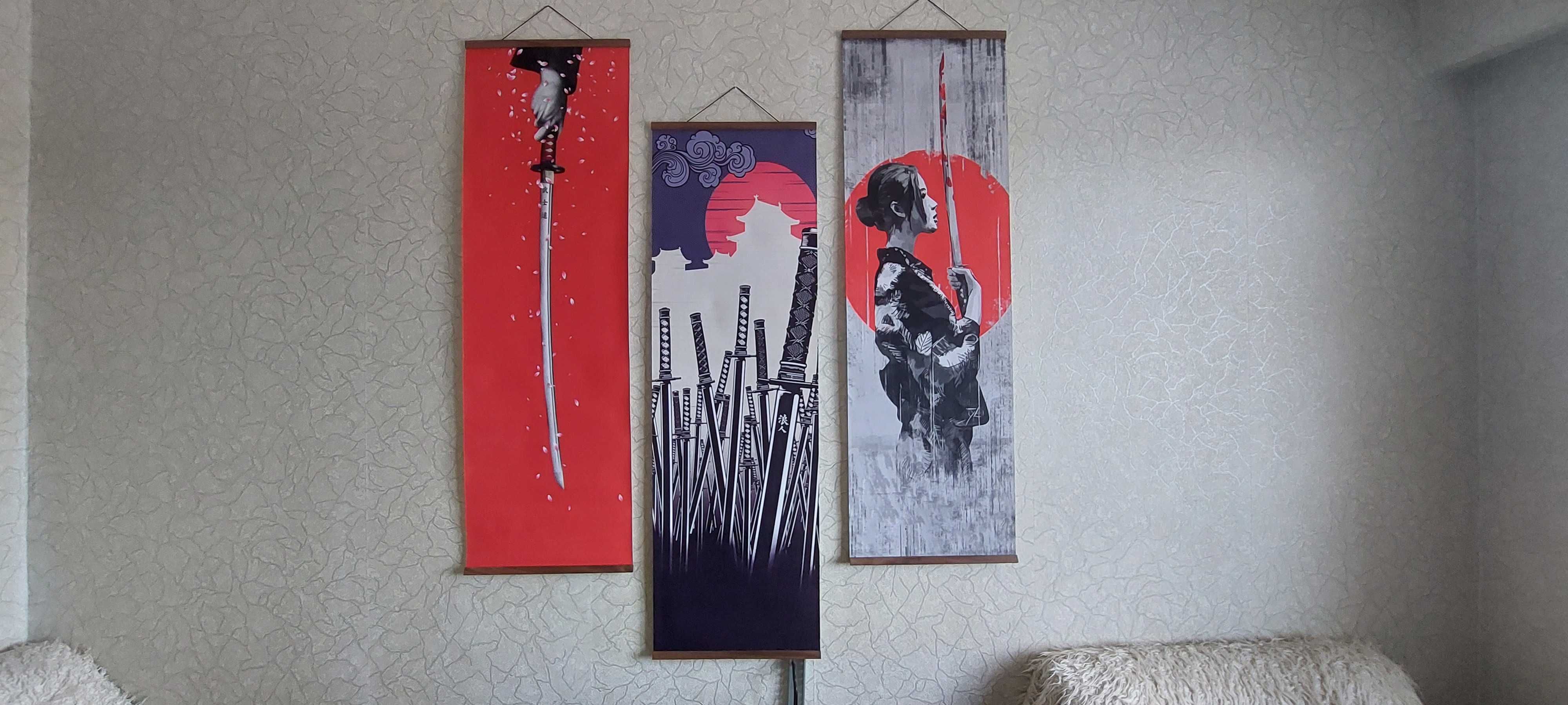 Платнени плакати на японска тематика
