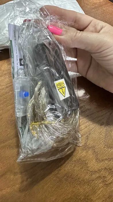 Perdea luminoasă alb rece 3x3m cu 300 LED – decor elegant