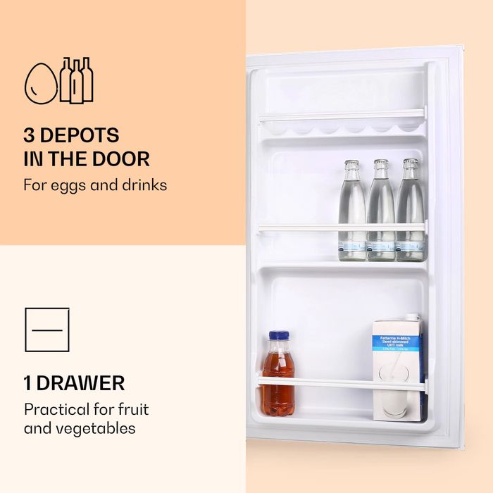 Klarstein хладилник с фризер 90л.