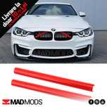 Ornamente V-BRACE Grile Bara BMW Seria 1 2 3 4 5 6 7 X1 X2 Rosu lucios
