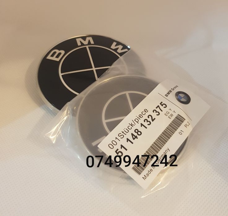 Emblema BMW Neagra E46 E39 E60 E90 etc.