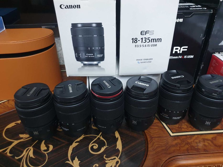 Обьектив Кенон 18-135 Нано СТМ новые