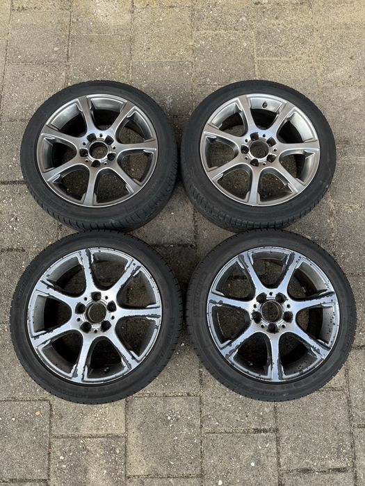 Оригинални 7-лъчеви джанти Mercedes-Benz + летни гуми Michelin