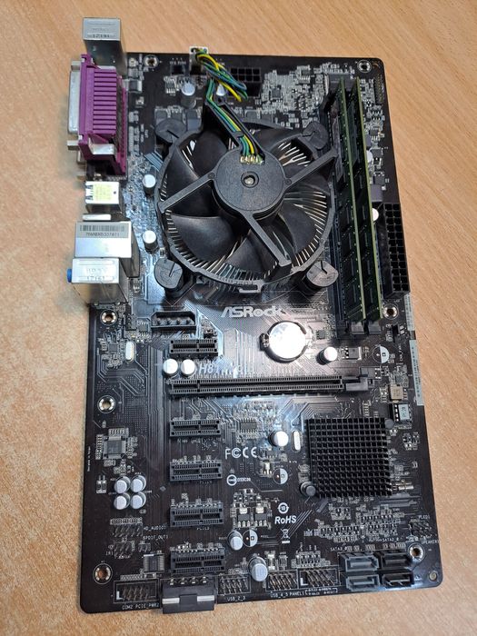 Процессор celeron g1840 + материнская плата ASRock+ озу ddr3 4Gb