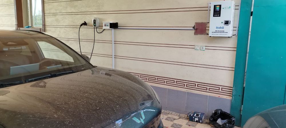 Электромобил зарядка установка 100$