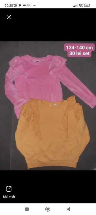 Haine fetiță mărimea 34 și băiat 98