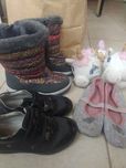 Детски обувки 29 - 30 , ботуши, цветни пантофи
