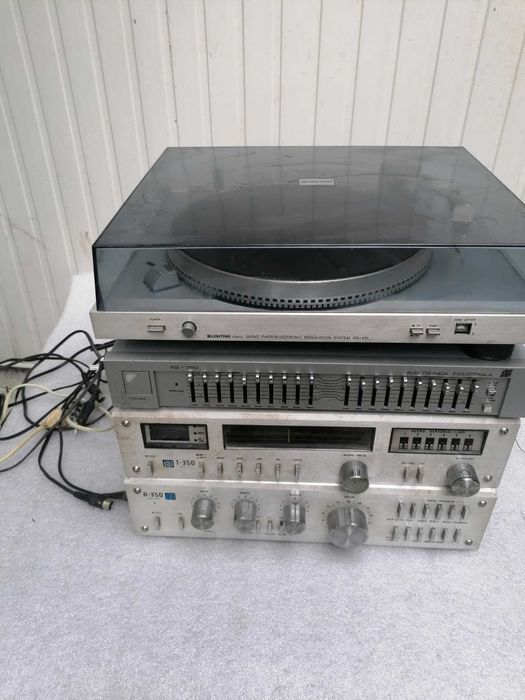 Amplificator A-350 Tuner T-350 Egalizator EQ-350 pick-up Unitra GS-431