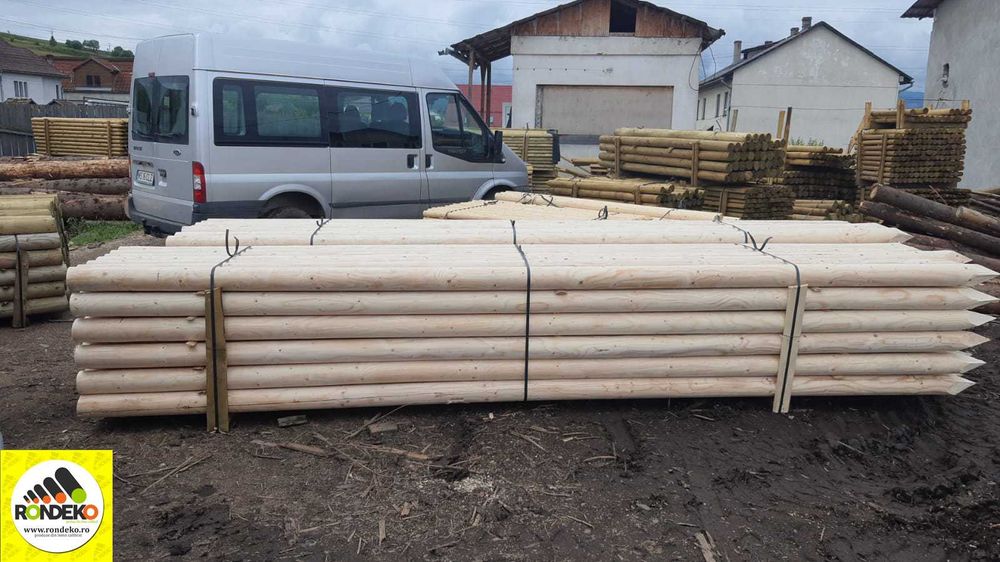 Stalpi din lemn calibrat pentru instalatii antigrindina