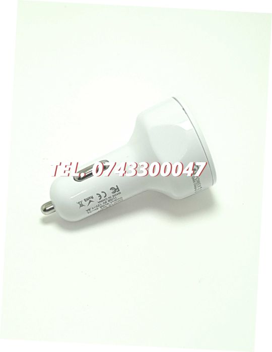 Incarcator Masina Auto 4 Porturi Bricheta Usb Qc Incarcare Rapida
