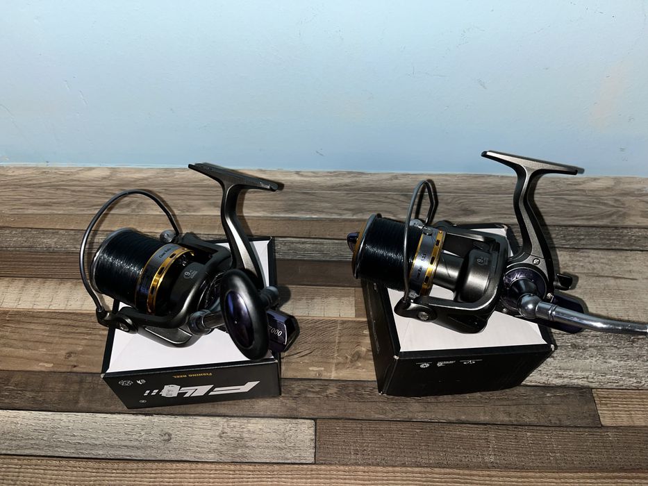 Combo 2 lansete pescuit plus 2 mulinete