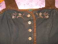 Sarafan  rochie blugi denim austriac