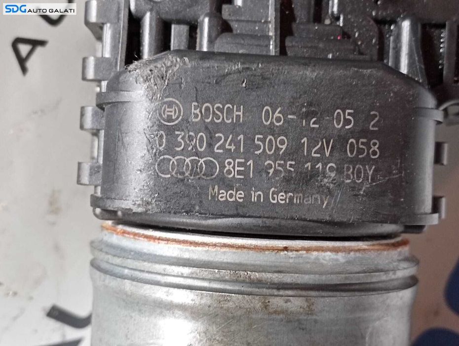 Motoras Stergator Stergatoare Parbriz Stanga Audi A4 B6 2001 - 2005 Cod 0390241509 8E1955119B0Y [M4246]