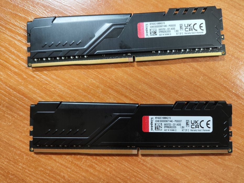 Оперативная память hyperX fury ddr4 3200