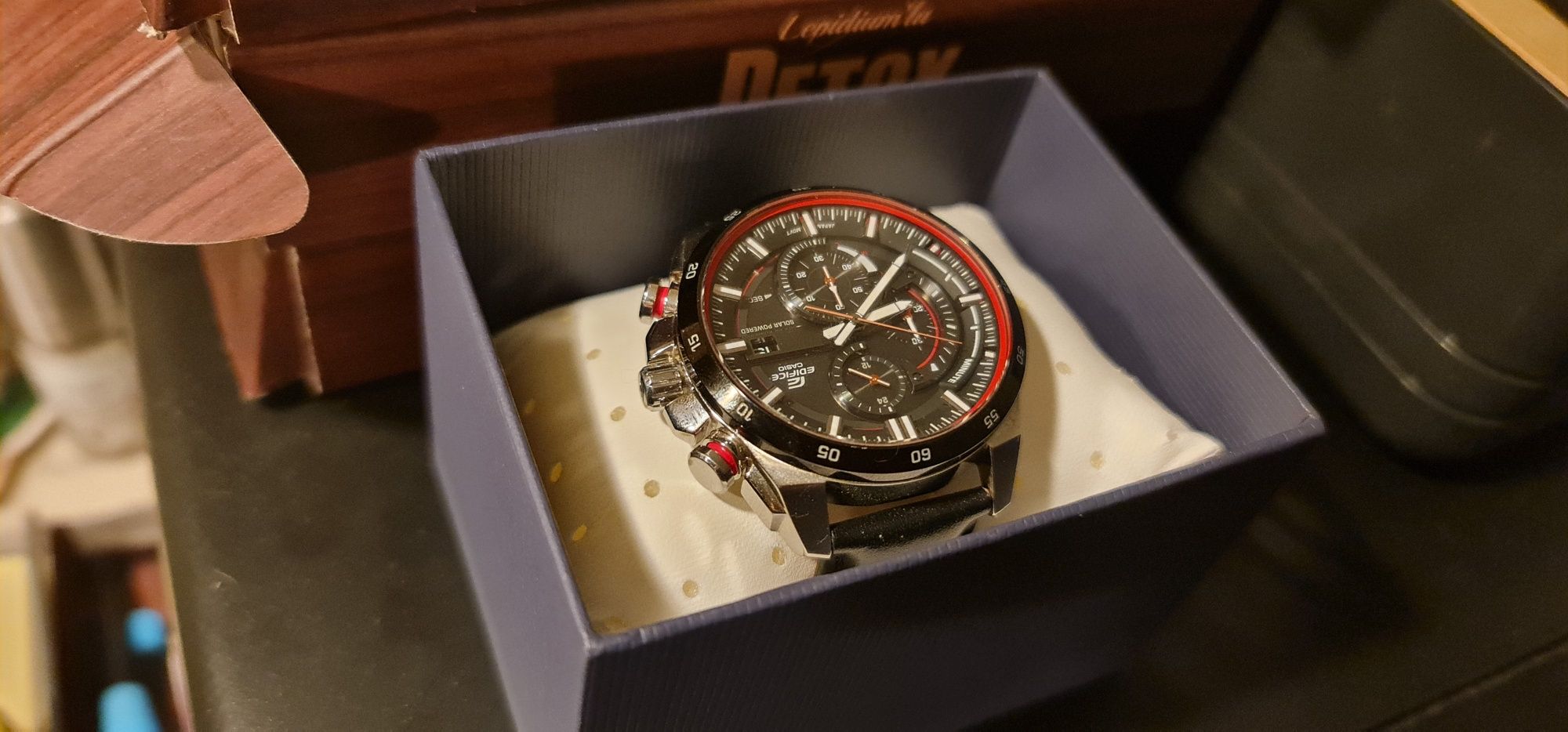 Ceas CASIO Edifice GMT Chronograph Solar/Light Powered