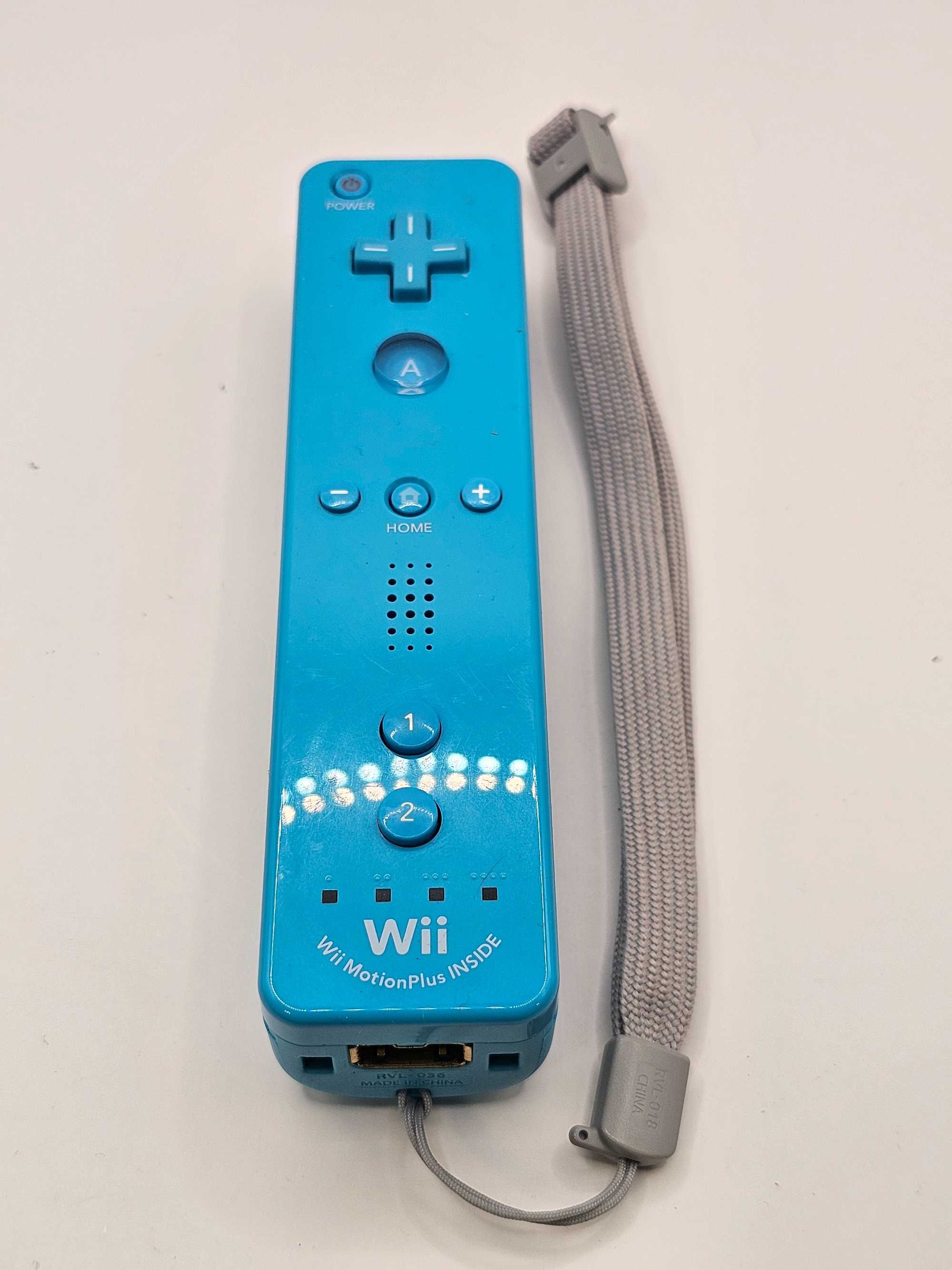 Controller Nintendo Wii Wiimote Albastru Wii Motion Plus Inside