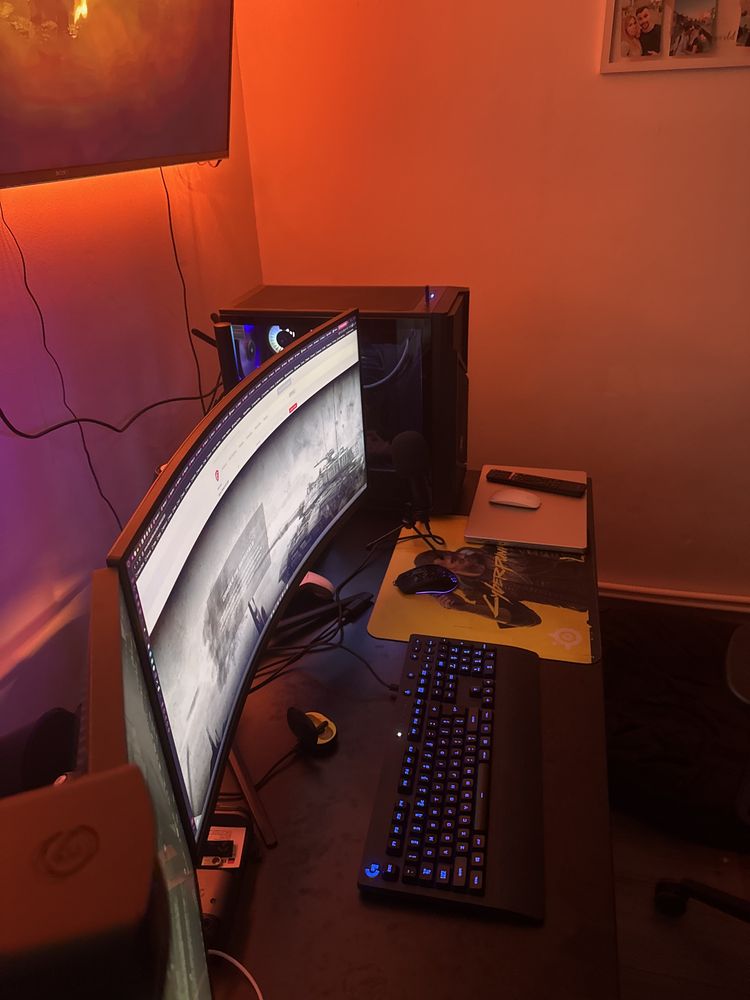 Monitor Ultrawide MSI 34” Gaming curbat superb G-Sync